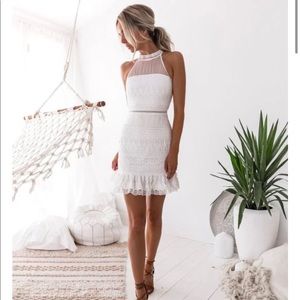 The Vicky Dress-White